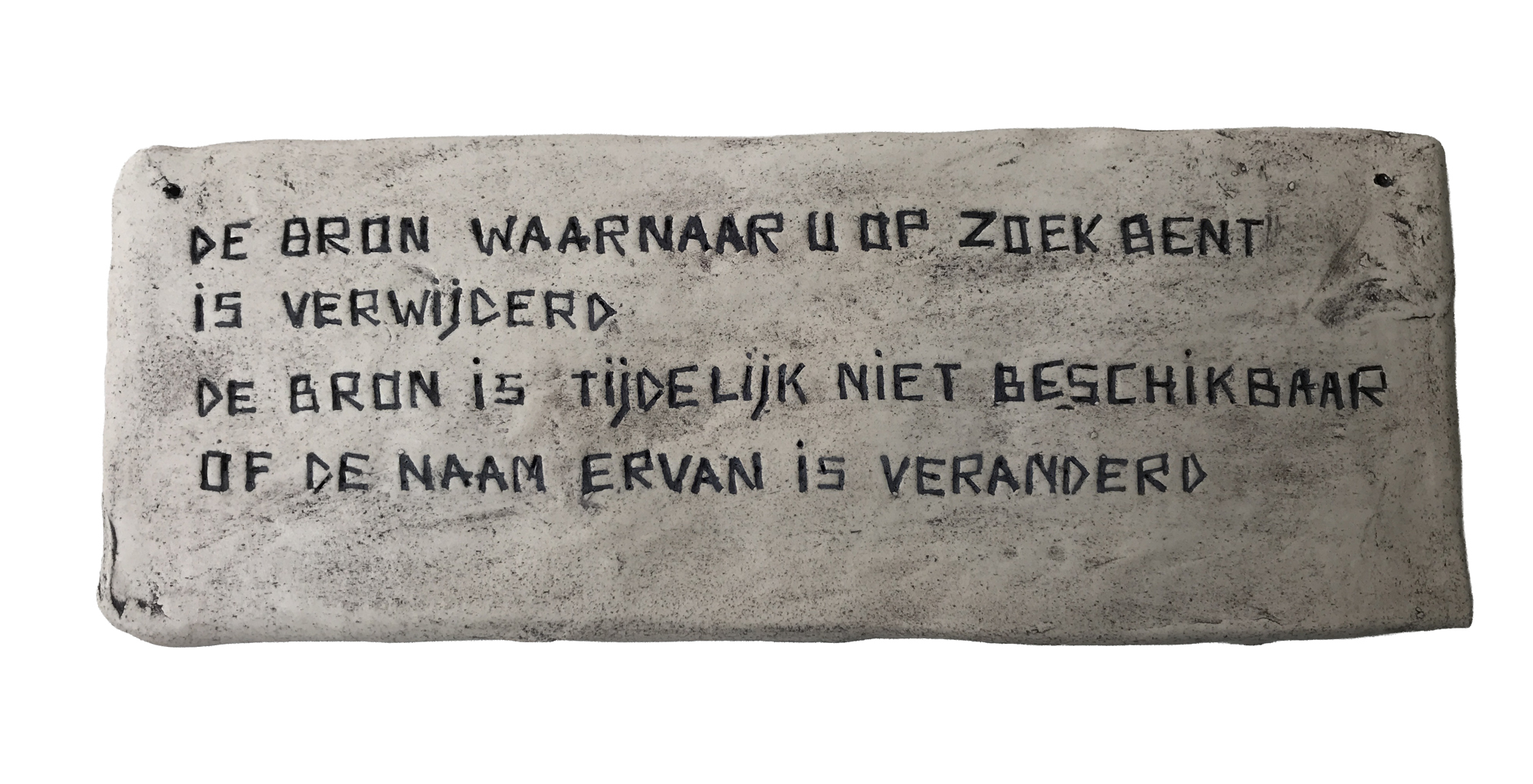 de bron waarnaar